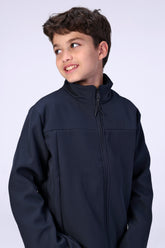 Softshell Zip Dark Blue Jacket